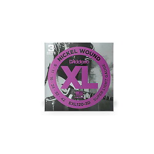 DADDARIO ( __I ) / EXL120-3D XL Nickel Multi-Packs Super Lightċx݃Z[