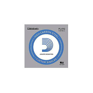 DADDARIO ( __I ) / PL012 Single Plain Steel 012ċx݃Z[