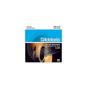 DADDARIO ( �_�_���I ) / EJ36 80/20 Bronze Wound 12-String / Light,10-47�ċx�݃Z�[��