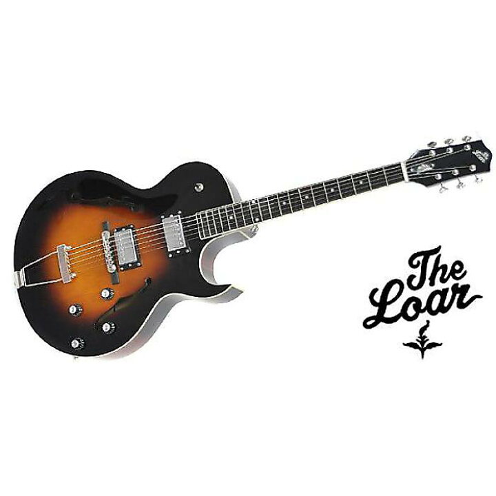 楽天市場】LOAR ( ロア ) / LH-280-C Vintage Sunburst フルアコ夏休み 