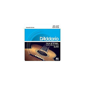 DADDARIO ( �_�_���I ) / EJ40 Silk �� Steel Folk Guitar Silverplated Wound,11-47�ċx�݃Z�[��
