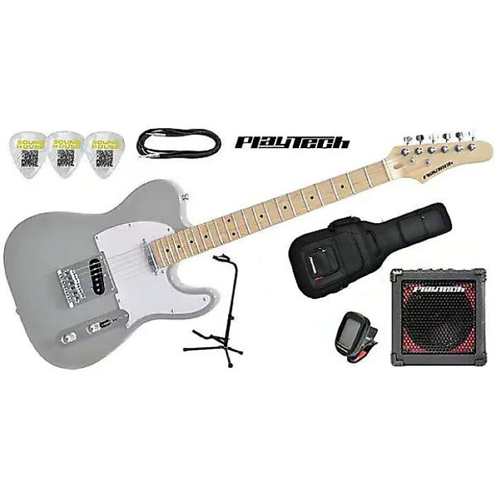 楽天市場】PLAYTECH ( プレイテック ) / TL250ギター入門セットMaple 