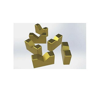 HIP SHOT ( �q�b�v�V���b�g ) / KickAss Saddle Inserts Brass Medium�ċx�݃Z�[��