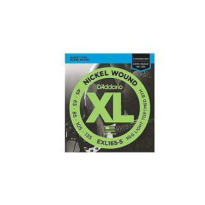 DADDARIO ( �_�_���I ) / EXL165-5 Nickel Wound 5-String Bass Light Top Med Btm 45-135�ċx�݃Z�[��