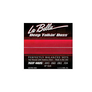La Bella ( ���x�� ) / 760F-MUS Stainless Steel Flat Wound 30�� Scale�u���b�N�t���C�f�[