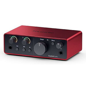 FOCUSRITE ( �t�H�[�J�X���C�g ) / Scarlett Solo (gen. 4) �I�[�f�B�I�C���^�[�t�F�C�X�ċx�݃Z�[��