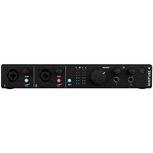 ARTURIA ( �A�[�g���A ) / MINIFUSE 4 BLACK USB�I�[�f�B�I�C���^�[�t�F�C�X�ċx�݃Z�[��