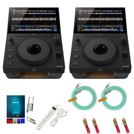 6大特典付 【CDJ-1500X2台セット】alphatheta(アルファシータ) / CDJ-1500X_8412 RCA/RCA_MHF_CSUSB128GBOp8_set新生活応援