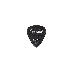 FENDER ( �t�F���_�[ ) / 351 SHAPE WAVELENGTH CELLULOID PICKS Black, Extra Heavy�ċx�݃Z�[��