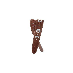 DADDARIO ( �_�_���I ) / 25SSC01 Deluxe Leather Strap Conchos Brown�ċx�X�y�V����