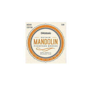 DADDARIO ( �_�_���I ) / EJ80 Octave Mandolin Phosphor Bronze Medium 12-46�ċx�X�y�V����