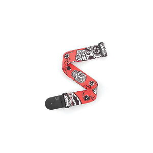 DADDARIO ( __I ) / P20W1414 POLYESTER GUITAR STRAPSRed Sugar SkullsċxXyV