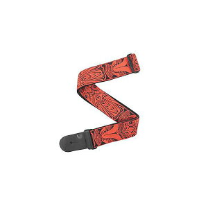 DADDARIO ( �_�_���I ) / T20W1423 POLYESTER WOVEN GUITAR STRAP Red Tiki Mask�ċx�X�y�V����
