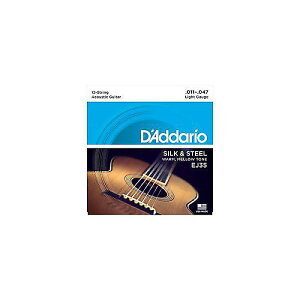 DADDARIO ( �_�_���I ) / EJ35 Silk �� Steel Folk Guitar 12-String / Silverplated Wound�ċx�݃Z�[��