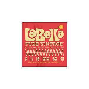 La Bella ( ���x�� ) / PV942 Pure Vintage Electric Guitar Strings Extra Light 9-42�ċx�݃Z�[��