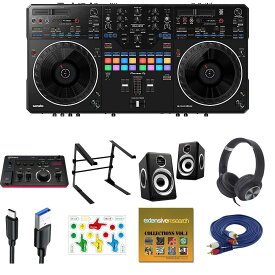 12大特典付 【ボーカルエフェクター付き初心者全部入り/低音ブースト対応スピーカーセット】Pioneer DJ(パイオニア) / DDJ-REV5_AIRA Compact E-4_LS-01-MHFOp13_setブラックフライデー