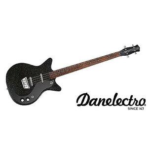 DANELECTRO ( _GNg ) / 59DC Short Scale Bass Black Metal Flakeċx݃Z[