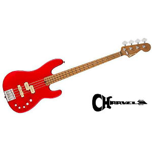 CHARVEL ( シャーベル ) / Pro-Mod San Dimas Bass PJ IV MAH, Caramelized Maple Fingerbo夏休みセール