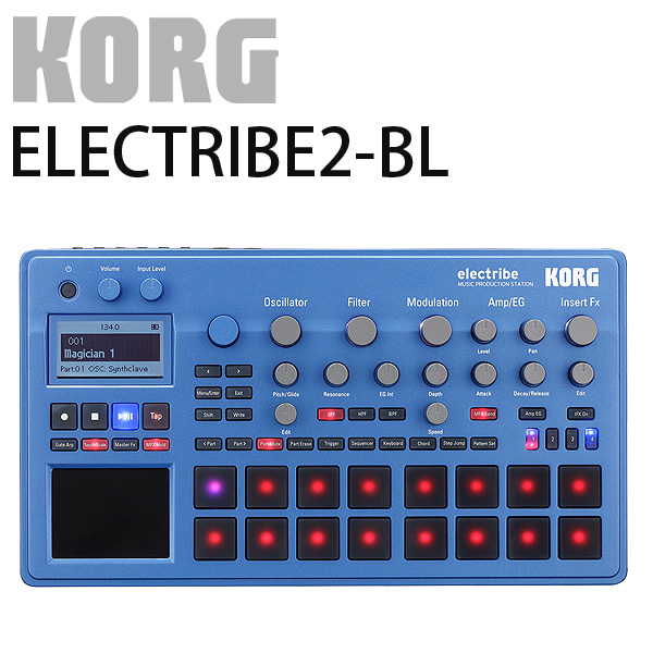 KORG ELECTRIBE2-BL 【Ableton Live 9 Lite付属】 ハードウェアシーケンサー / プロダクションマシン  コルグクリスマス セール | ミュージックハウス フレンズ