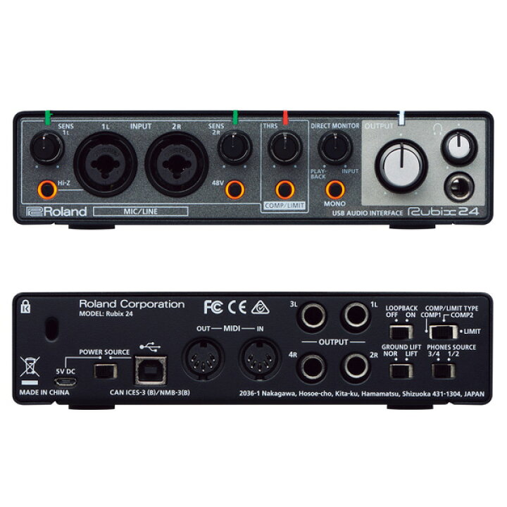 楽天市場】Roland(ローランド) / Rubix24 - 24bit/192kHz対応 USB 