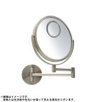 【説明動画あり】USA高級品/高級ホテル御用達 Jerdon(ジェルドン) / JP7510N (ニッケル) 《拡大鏡》 [鏡面 直径20cm] 【10倍率／等倍率／15倍率スポット鏡】 壁面取付型ミラークリスマス セール