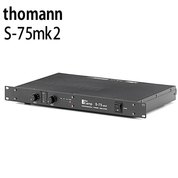 楽天市場】thomann (トーマン) / S-75mk2 - パワーアンプ - [45W+45W