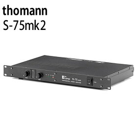 thomann (トーマン) / S-75mk2 - パワーアンプ - [45W+45W／8Ω、75W+75W／4Ω]【一年保証付き】ハロウィーンセール/ハロウィングッズ