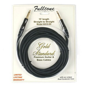 Fulltone(tg[) GoldStandard 15' Cable STRAIGHT to STRAIGHT FT-GS15-SS M^[V[h y15ft. (4.6m)z AiċxXyV