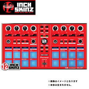 12inch SKINZ / Pioneer DDJ-SP1 SKINZ (Red) �yDDJ-SP1�p�X�L���z�ċx�X�y�V����