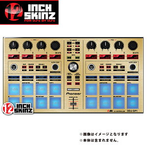 12inch SKINZ / Pioneer DDJ-SP1 SKINZ Metallics (Brushed Gold) �yDDJ-SP1�p�X�L���z