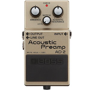 Boss(�{�X) / AD-2 Acoustic Preamp - �A�R�[�X�e�B�b�N �v���A���v �y����[������z�ċx�X�y�V����