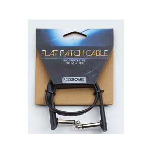 Warwick(���[�E�B�b�N) / RockBoard Flat Patch Cable Black 30cm -�p�b�`�P�[�u�� -