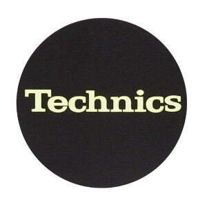Technics(�e�N�j�N�X) / Slipmats (Logo Glow Yellow) - �X���b�v�}�b�g (2��/1�y�A) -�V��������