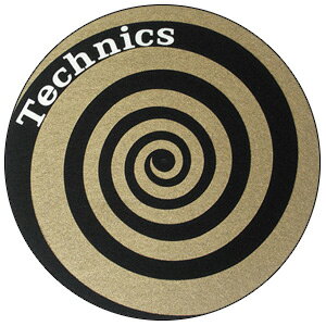 Technics Slipmats (Spiral Gold) �X���b�v�}�b�g (2��/1�y�A) �e�N�j�N�X�ċx�X�y�V����