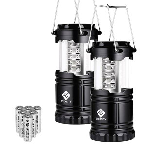 y2Zbgz Etekcity / 2 Pack Portable Outdoor LED Camping Lantern LsO^ LED ܂肽߂ ^ dr h Aiċx݃Z[