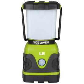 LE(Lighting EVER) / LED Camping Lantern 1000lm 調光機能付 LED ランタン 電池式 IPX4防水 直輸入品