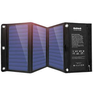 Nekteck / 21W Solar Charger 21W \[[ 2|[g USB [d iPhoneAiPadAGalaxy S6 / S7 / Edge / PlusANexus 5X / 6P Ή Aiċx݃Z[