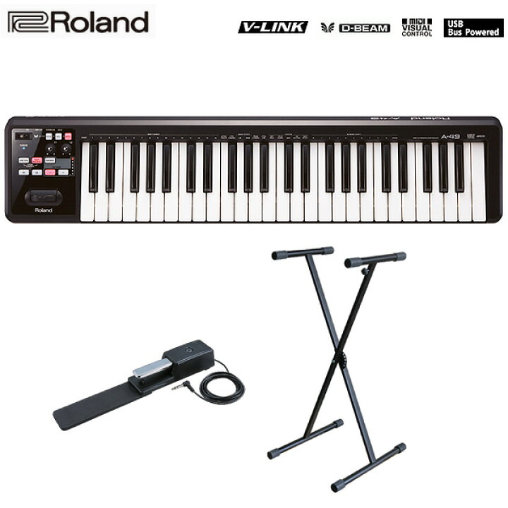 楽天市場】【キーボードスタンドセット】 Roland(ローランド) / A-49 