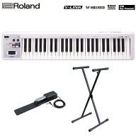 大特典付 【キーボードスタンドセット】 Roland(ローランド) / A-49-WH MIDI Keyboard Controller (ホワ…
