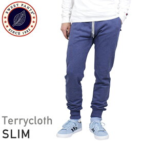 SWEET PANTS スイートパンツ Slim Pants TERRY メンズ スウェットパンツ INDIGO インディゴ 霜降り スリムパンツ テーパード スエット フランス フレンチテリー レディース 聖林公司 HRM 送料無料 楽天 通販 【RCP】