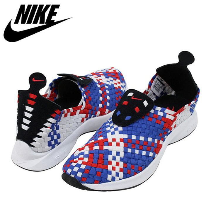 楽天市場】NIKE ナイキ AIR WOVEN メンズ スニーカー WHITE/RED/BLUE 