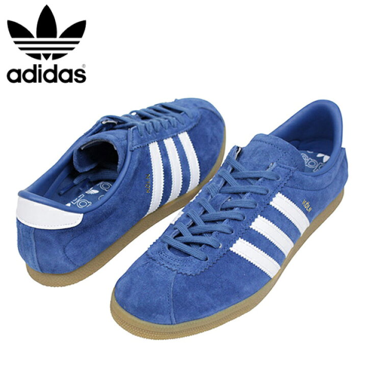 楽天市場】adidas アディダス KOLN メンズ スニーカー BLUE/GUM ケルン 