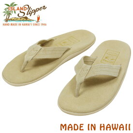 ISLAND SLIPPER アイランドスリッパ PT203 スエード レザーサンダル BEIGE メンズ サンダル 春夏 ベージュ トープ PALOMINO ハンドメイド MADE IN HAWAII USA ハワイ製 ビーチ リゾート 送料無料 楽天 通販 【RCP】