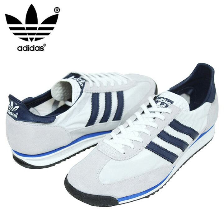 楽天市場 Adidas アディダス Sl72 メンズ スニーカー White Navy オリジナルス Originals クラシック ランニング レトロ ホワイト ネイビー ヴィンテージ ビンテージ 送料無料 S799 楽天 通販 Rcp Miami Records