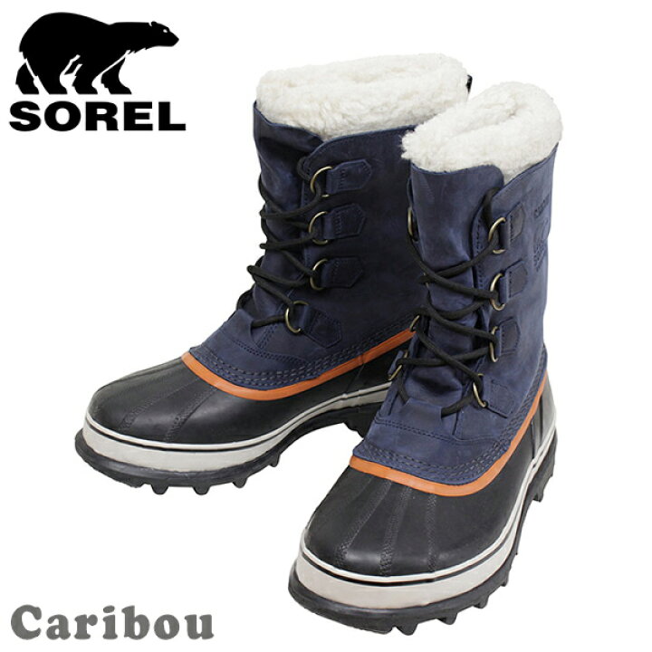 楽天市場】SOREL ソレル Caribou WL メンズ スノーブーツ NAVY 
