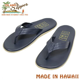 ISLAND SLIPPER アイランドスリッパ PT202 レザーサンダル NAVY メンズ サンダル 春夏 ネイビー 紺 ハンドメイド MADE IN HAWAII USA ハワイ製 ビーチ リゾート 送料無料 楽天 通販 【RCP】