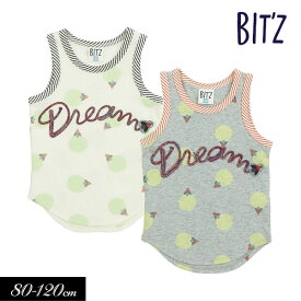 ＜70％OFF＞夏【BIT'Z/ビッツ】蛍ドット柄 タンクトップ≪80cm 90cm 95cm 100cm 110cm 120cm≫子供服 キッズ 男の子 男児 子ども DAY4