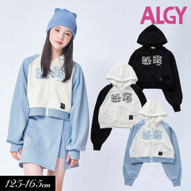 ＜40％OFF＞2023秋冬t【ALGY/アルジー】ラグランスリーブ パーカー≪130cm 140cm 150cm 160cm≫子供服 キッズ 女の子 女児 子ども ジュニア 小学生　中学生 通学 羽織り ジャケット アクティブ