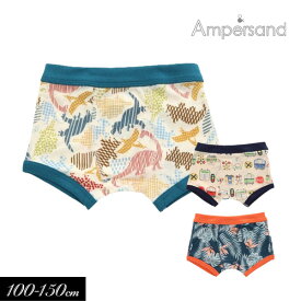 2024春【ampersand/アンパサンド】バラエティ ボクサー パンツ A≪100cm 110cm 120cm 130cm 140cm 150cm≫子供　男の子用 キッズ 下着 エフオー 新作