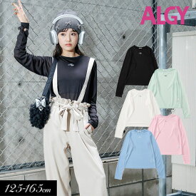 クーポンでさらに10％OFF！ ＜40％OFF＞2025春【ALGY/アルジー】カラバリ シアー ロンT≪130cm 140cm 150cm 160cm≫子供服 キッズ 女の子 女児 子ども ジュニア 通学 Tシャツ 長袖 小学生 中学生 新作　春服 新作